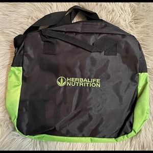 Black & Green Messenger Bag